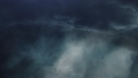 dark sky and moving clouds, thunderstorm