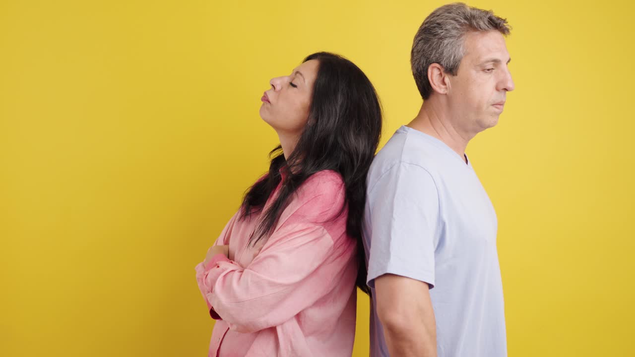 Couple facing relationship difficulties