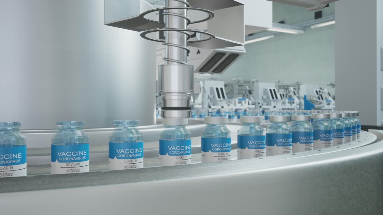 línea de producción automatizada de vacunas