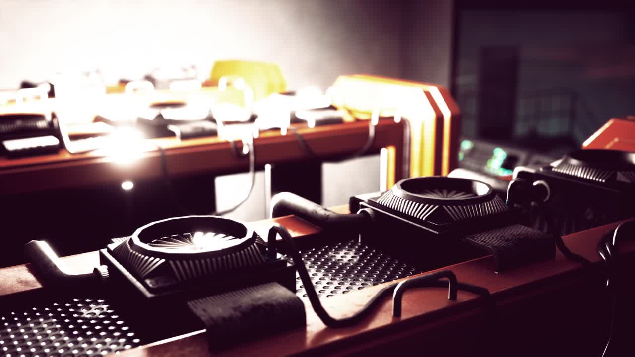 コンピュータグラフィックカードを使用した暗号通貨マイニングファーム