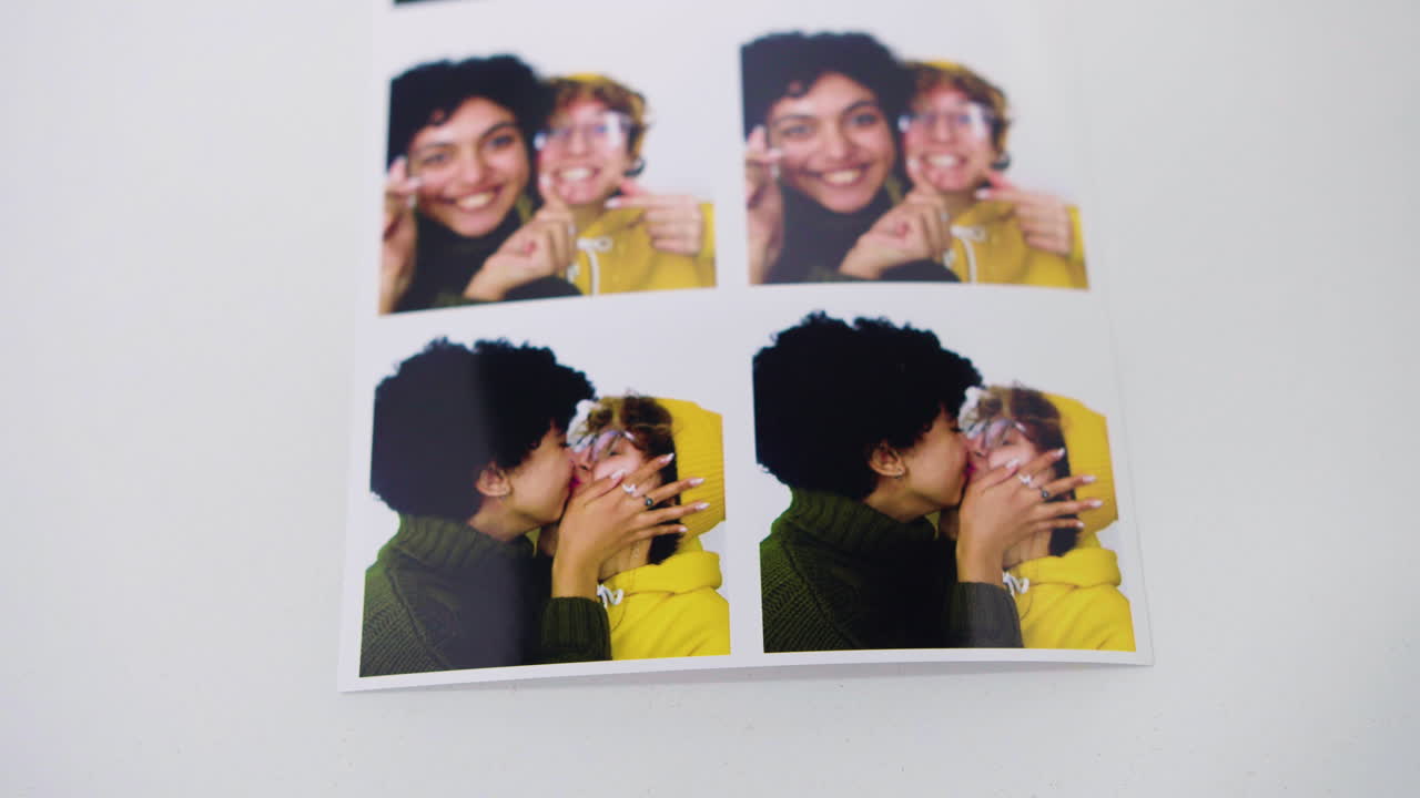 사진을 가까이서 본 모습