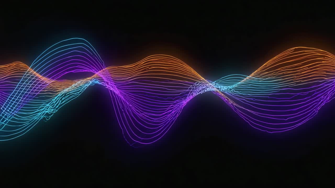 líneas de onda abstractas