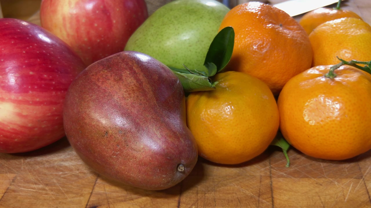 Skjønnhetsbilde, nærbilde av frukt til fruktsmoothie