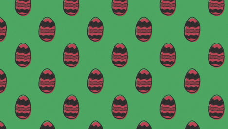 cute easter egg pattern animation 4k