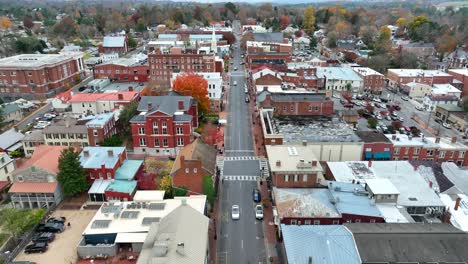 small town in america during autumn