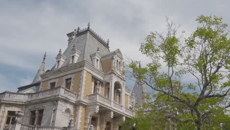 elegant european palace exterior