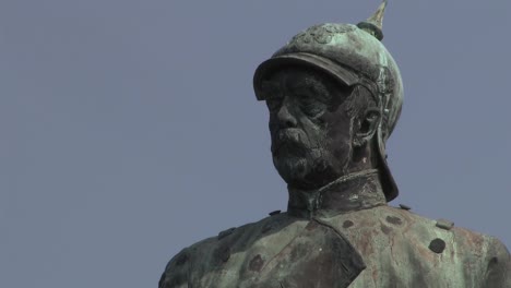 close up of bismarck memorial, bismarck-nationaldenkmal, berlin, germany