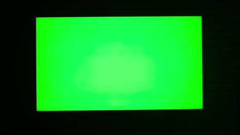 green screen display