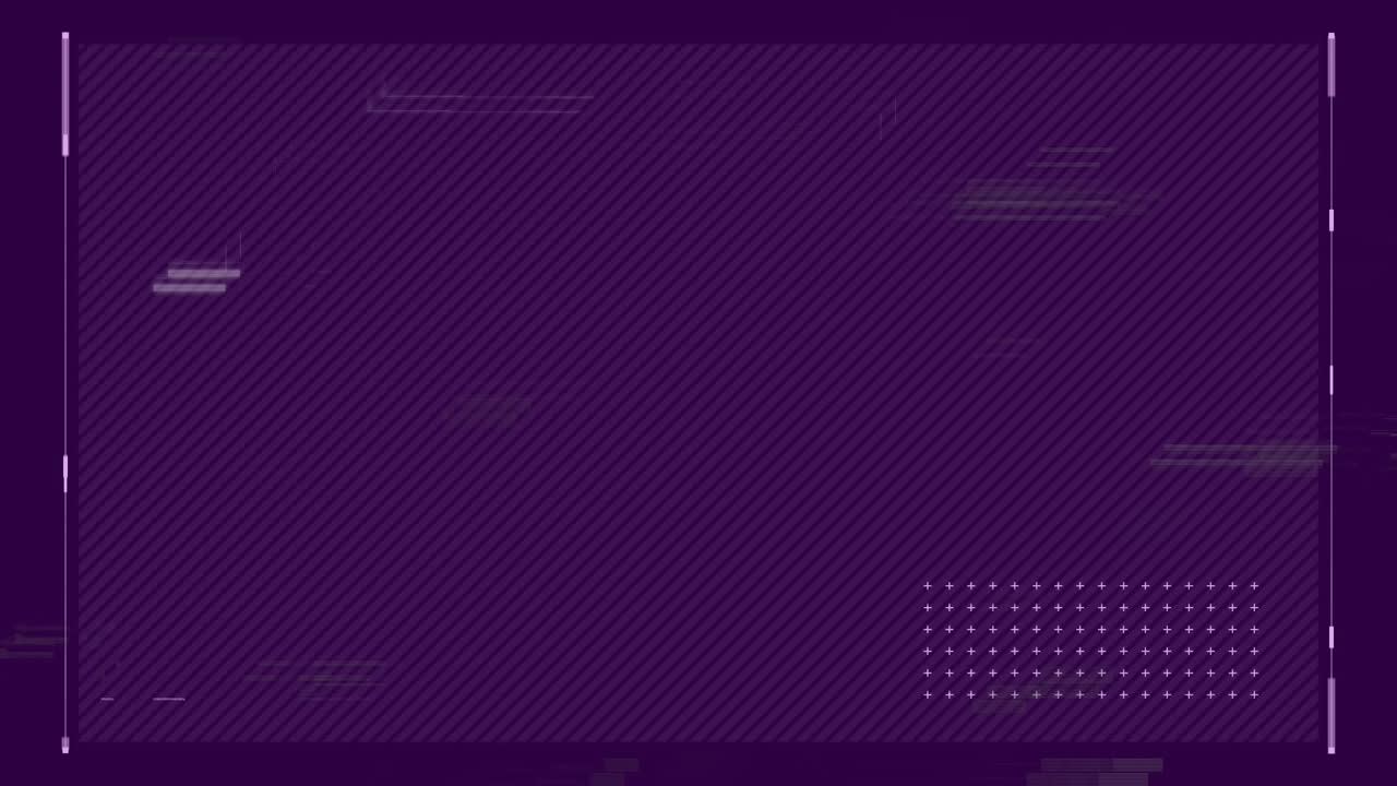 Colorful scrambled effect against purple background