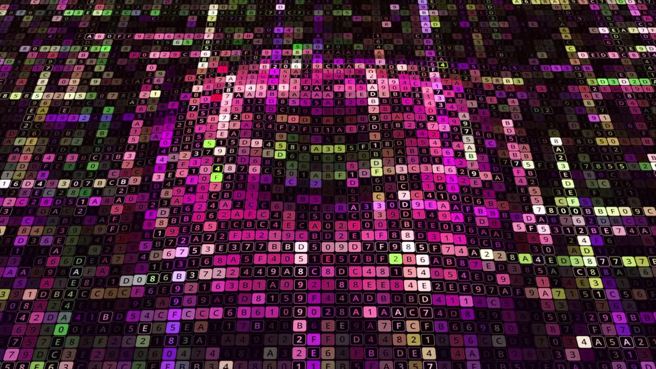 patrón de matriz digital abstracto