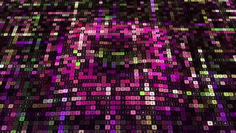 abstract digital matrix pattern