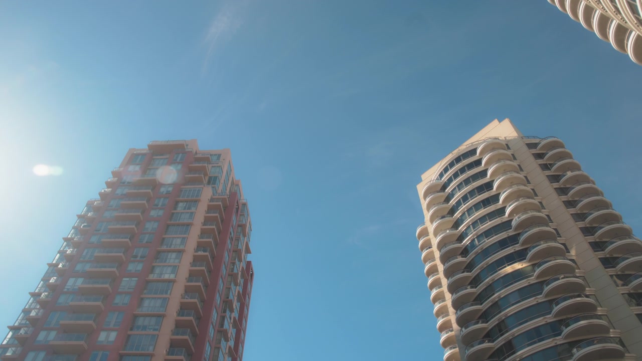 Arranha-céus no centro da cidade