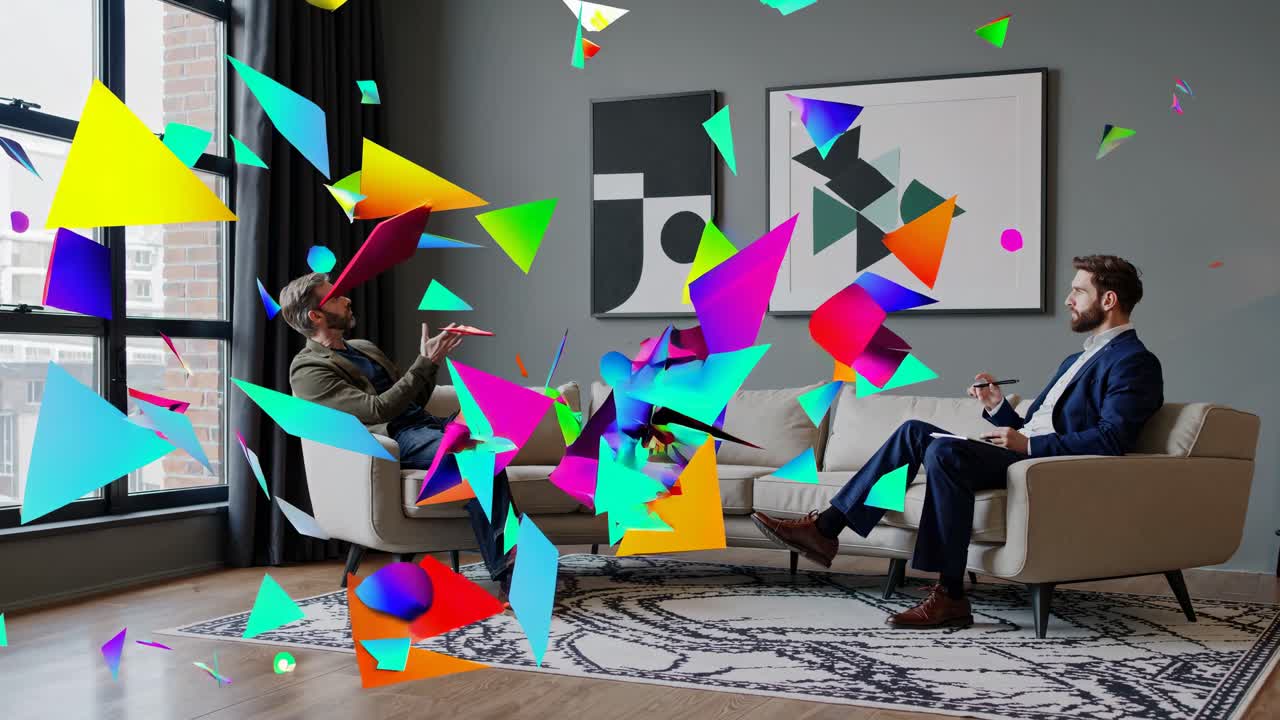 현대적인 사무실에서 비즈니스 컨설팅