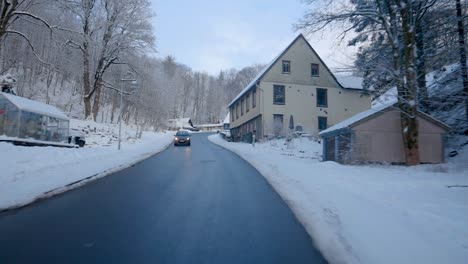 Driving-in-beautiful-winter-scenery-in-Germany