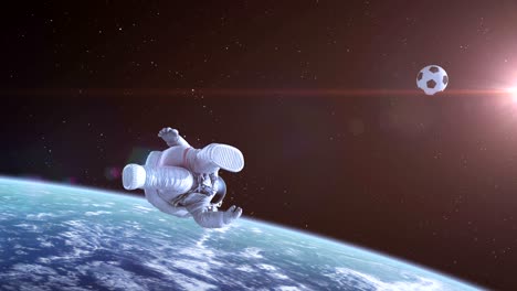 patada de bicicleta en el espacio