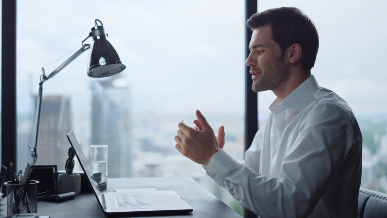 Guy getting good news