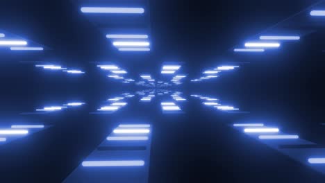 neon light tunnel