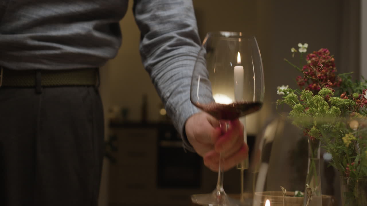 Wine and Dinner Setting