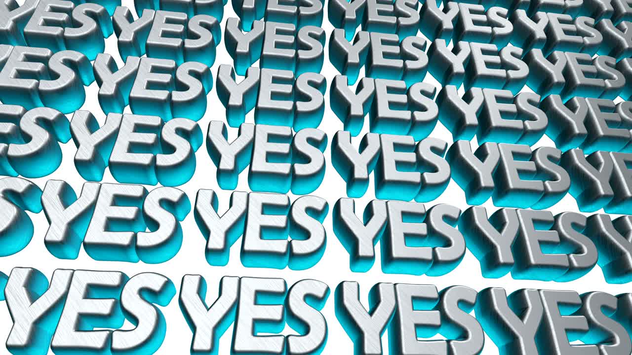 Yes 3d text floating on the screen. Animation for yours presentation.