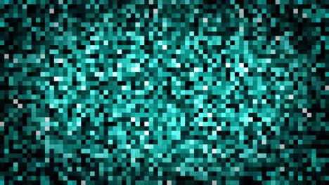 fondo abstracto sin costuras con cuadrícula de píxeles de color cian y verde. telón de fondo monocromático mínimo para el espacio de copia