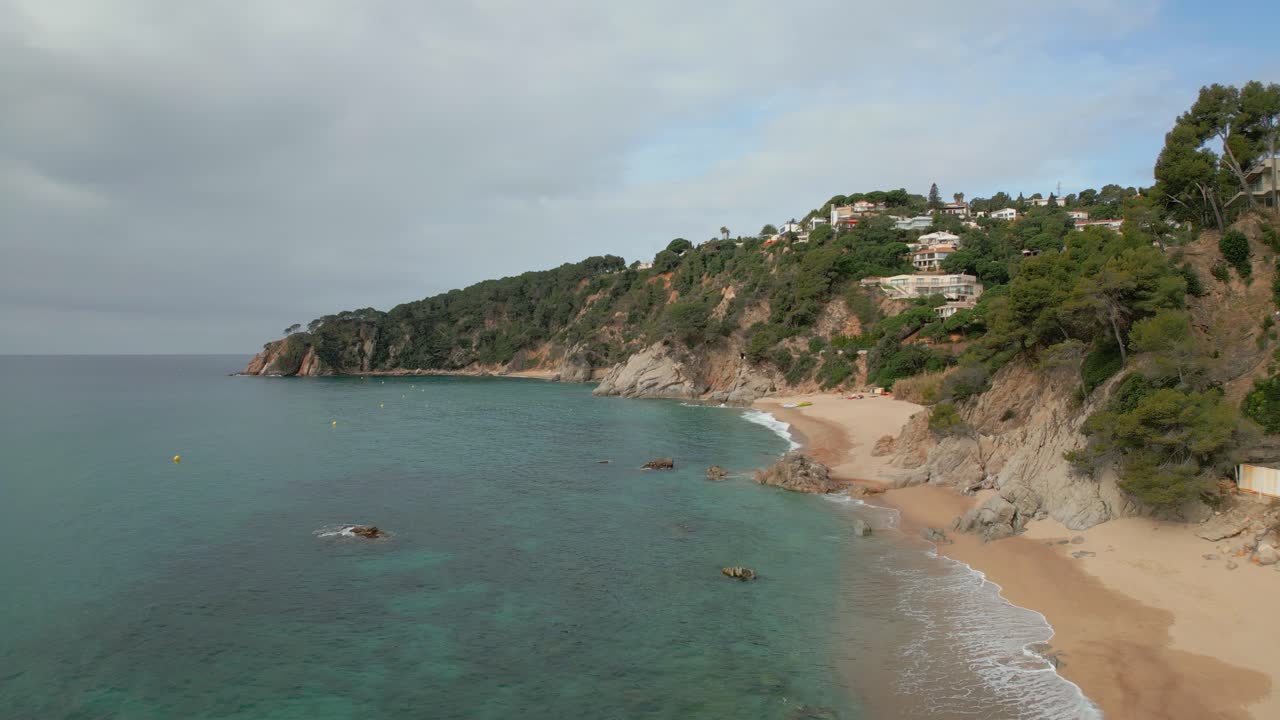Experience the beauty of Spain's Costa Brava from above with these stunning aerial images of virgin beaches