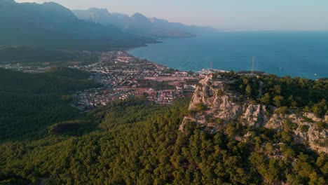 4K-Drohnenaufnahmen-Aus-Der-Luft-Von-Kemer,-Antalya,-Türkei