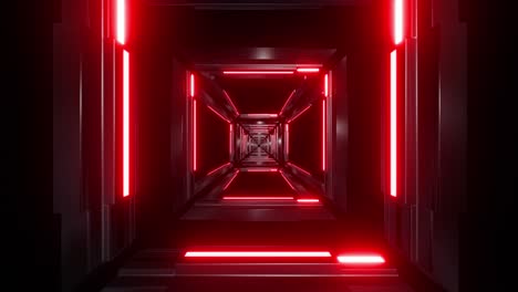 el túnel de neón futurista