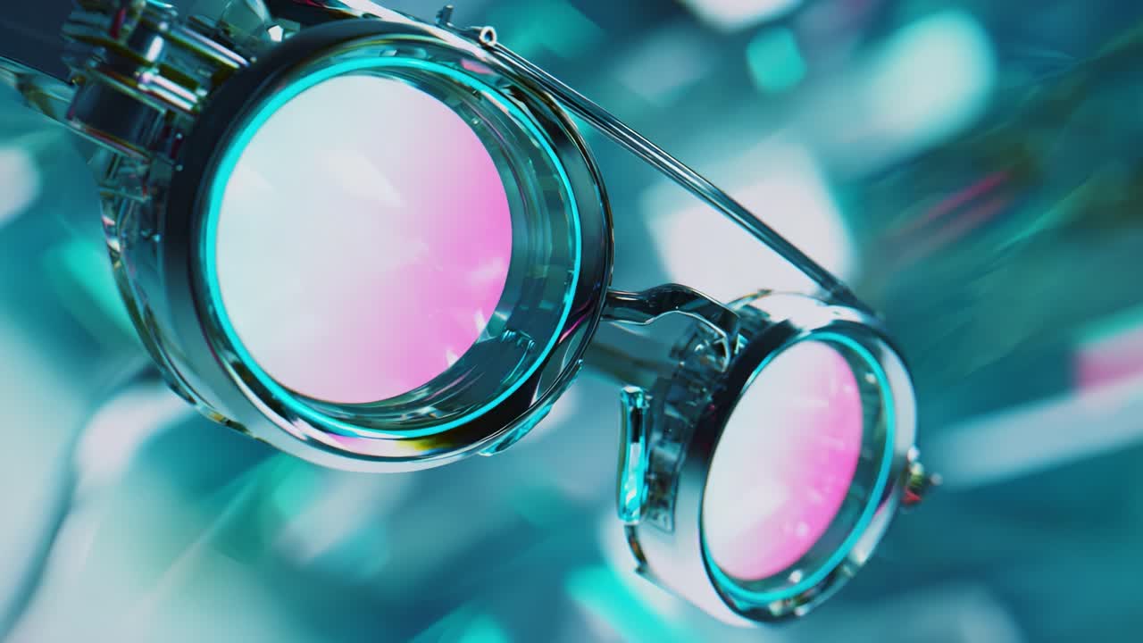 Futuristic Neon Goggles