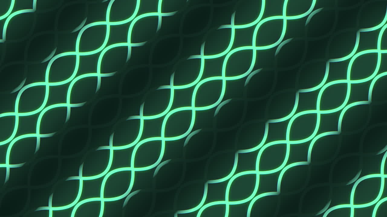 Green glowing lines pattern futuristic design element or background in science fiction context
