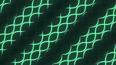 green glowing lines pattern futuristic design element or background in science fiction context