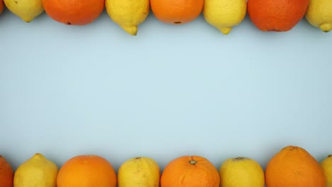 orange and lemon dancing - stop motion video