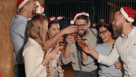 fiesta de navidad en la oficina