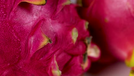 detailed view of sliced dragon fruit