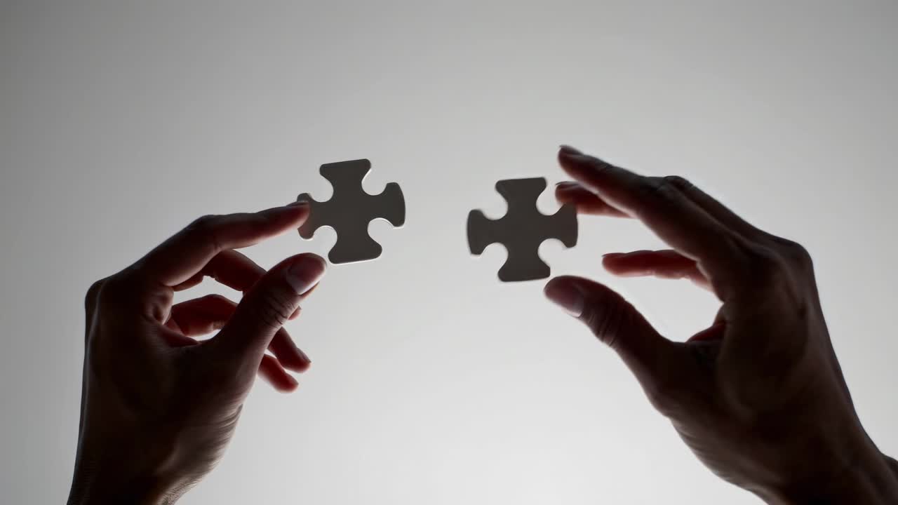 Hands Connecting Puzzle Pieces