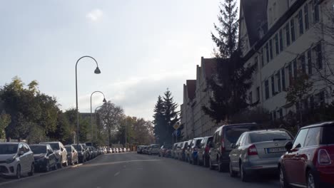 Timelapse-En-Coche-Región-Rural-Alemana-Ciudad