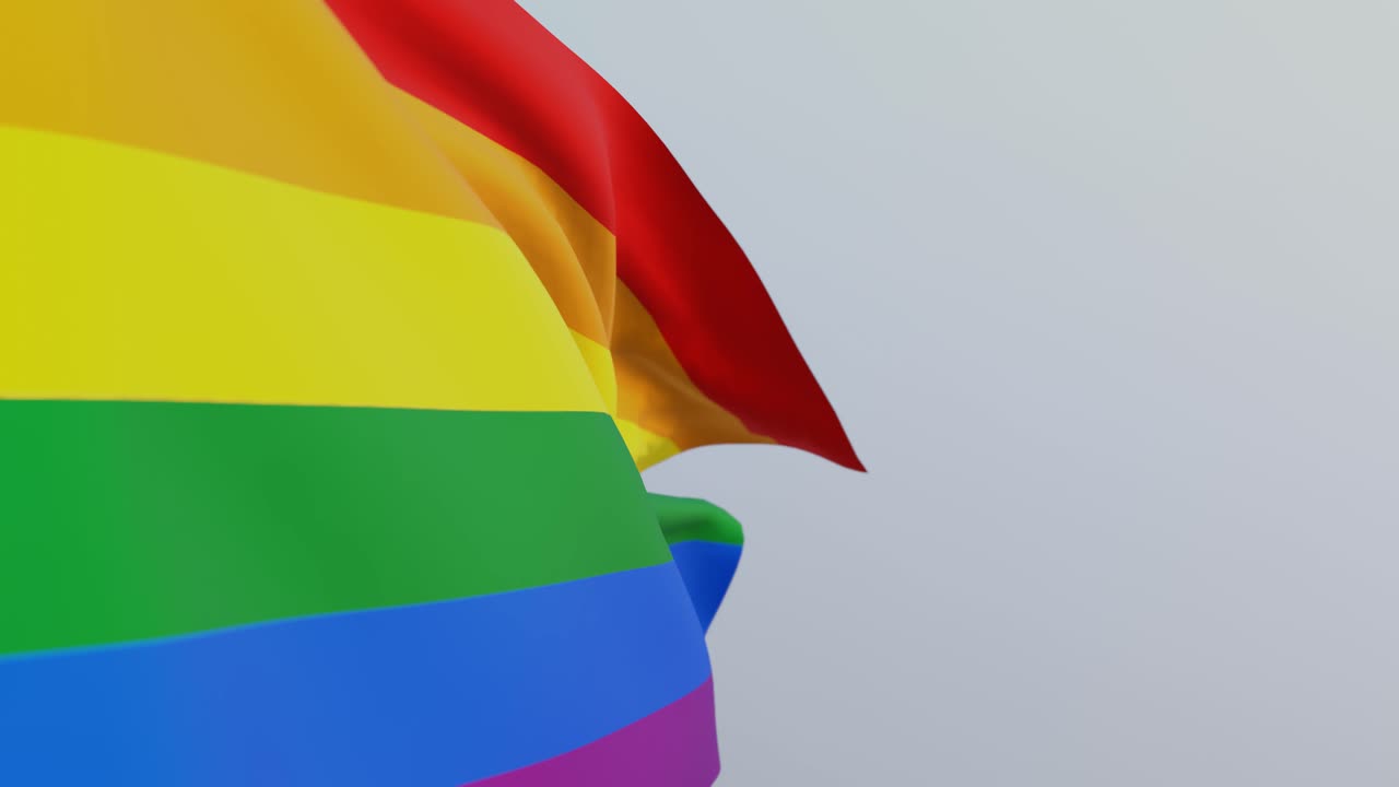 bandera del arco iris del orgullo