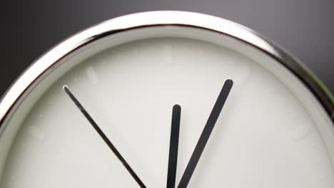 silver alarm clock tell me the noontime.
