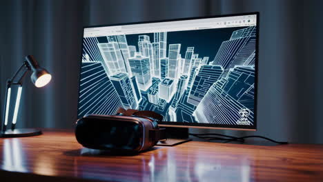 virtual reality experience on desktop