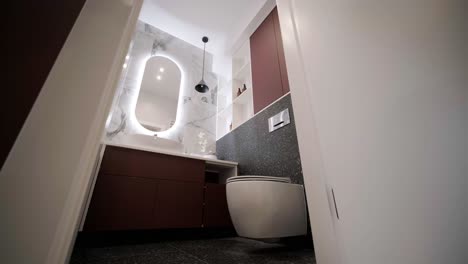 interior moderno y elegante del apartamento. diseño de interiores para el hogar. renovación de apartamentos nuevos
