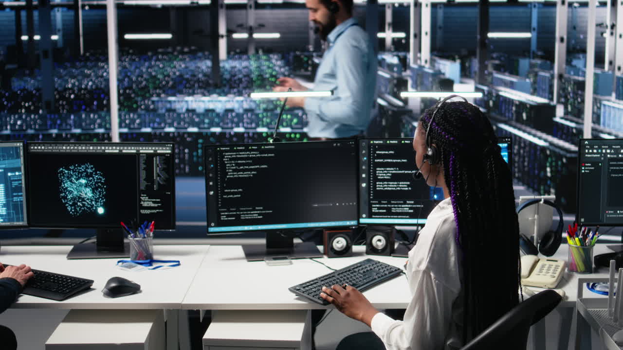 Data Center Computer Scientist Using Ai Assistant To Provide User Support