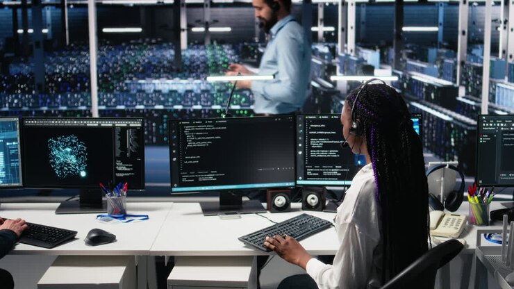 Data Center Computer Scientist Using Ai Assistant To Provide User Support
