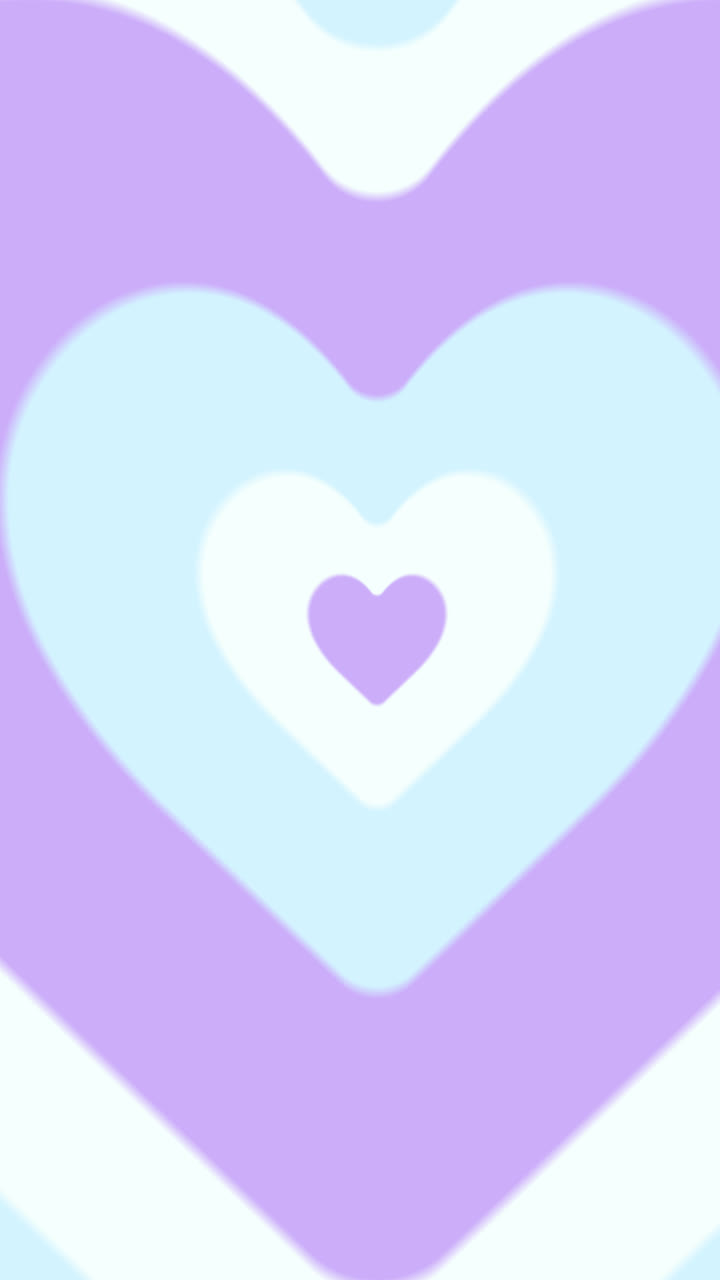 평평한 디자인의 모션 그래픽 야생 꽃 심장 배경