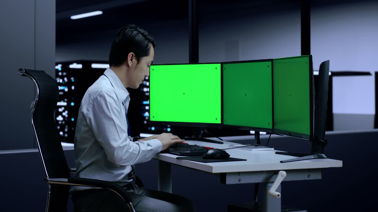 그것은 서버 방에서 전문적입니다.