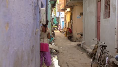 narrow indian street