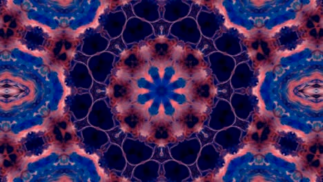 movimiento de fondo de kaleidoscopio abstractamente colorido