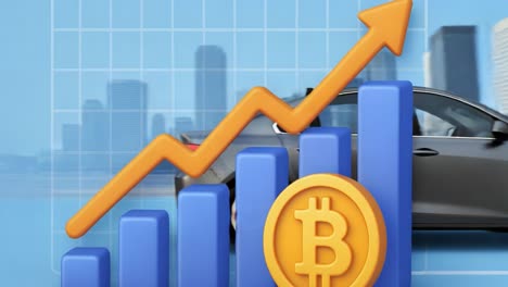 bitcoin shows a significant increase in value throughout 2023. market trends indicate a steady upward trajectory as the cryptocurrency gains more mainstream acceptance. analysts discuss various factors contributing to its rise, including advancements in blockchain technology and increased adoption b