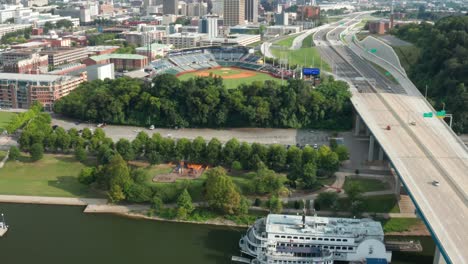 barco de vapor y campo att en chattanooga
