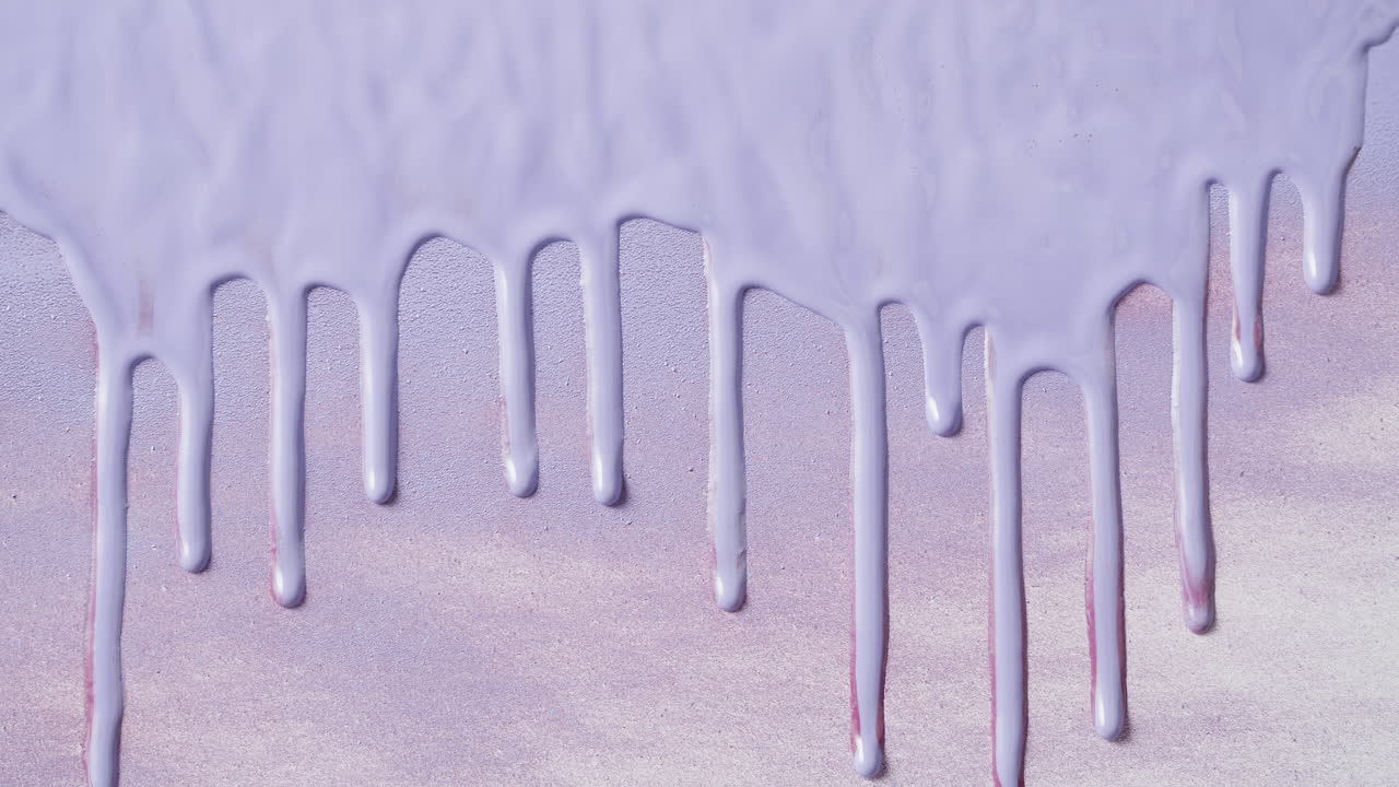 Light Purple Paint Dripping Down an Abstract Textured Background