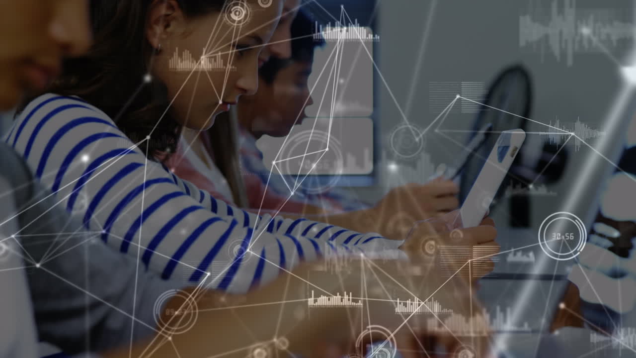 교실에서 다양한 학교 학생들을 연결하는 네트워크의 활성화