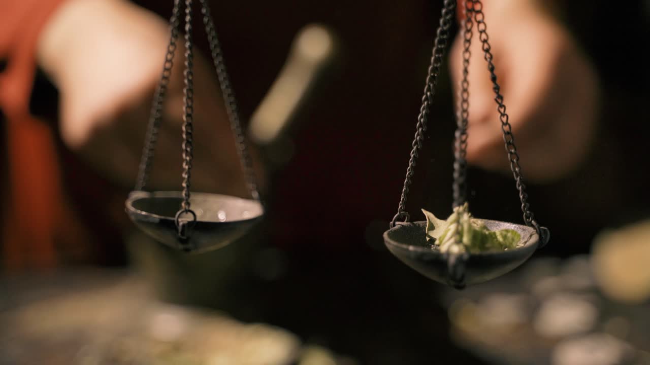 중세, 균형에 식물의 무게를.